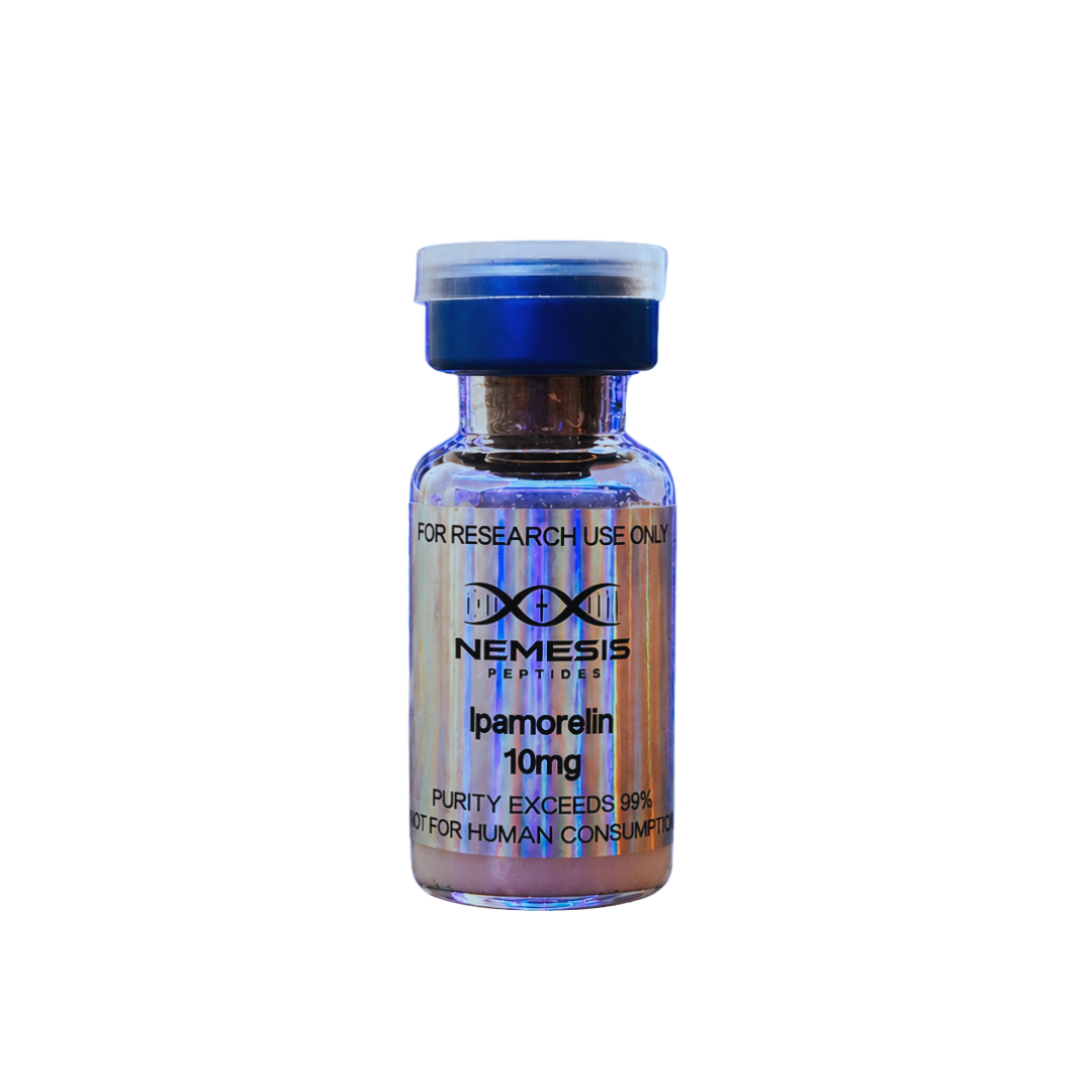 IPAMORELIN lyophilized powder research peptide — Nemesis Peptides
